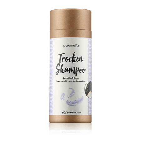 puremetics Trocken-Shampoo Sensibelchen - dunkles Haar (100 g)