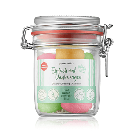 puremetics 3in1 Dusch-Konfekt Einfach mal Danke sagen (200 g)