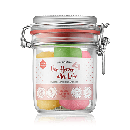 puremetics 3in1 Dusch-Konfekt Von Herzen