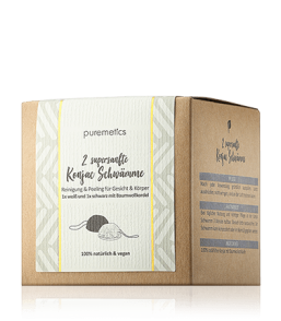 puremetics Accessoires Konjac Schwämme (2 Stück)