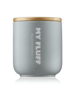 puremetics Accessoires MY FLUFF Keramikgefäß Lichtgrau