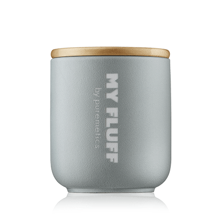 puremetics Accessoires MY FLUFF Keramikgefäß Lichtgrau