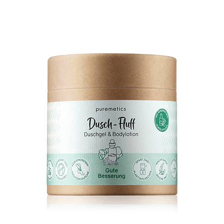 puremetics Dusch-Fluff Gute Besserung - Duschgel & Bodylotion (200 g)