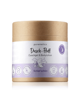 puremetics Dusch-Fluff Schlaf Schön - Duschgel & Bodylotion (200 g)