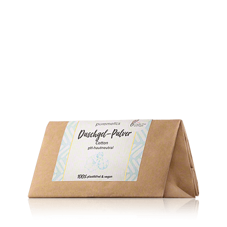 puremetics Duschgel-Pulver Cotton (100 g)