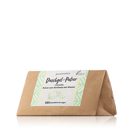 puremetics Duschgel-Pulver Limette (100 g)