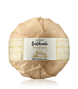 puremetics Körperpflege Badebombe Zitrone Vanille (250 g)