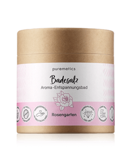 puremetics Körperpflege Badesalz Rosengarten (400 g)
