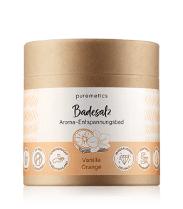 puremetics Körperpflege Badesalz Vanille Orange (400 g)