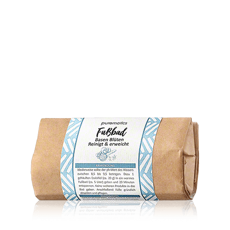 puremetics Körperpflege Fußbad Basen-Blüten (100 g)