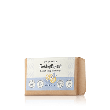 puremetics Natur-Seifen Gesichtspflege Seife Mediterran (75 g)