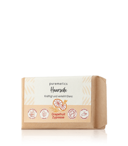 puremetics Natur-Seifen Haarseife Grapefruit Zypresse (75 g)