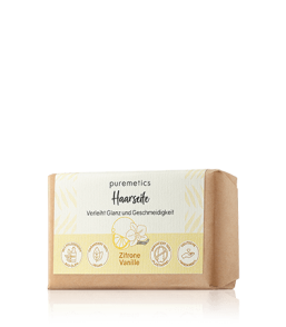 puremetics Natur-Seifen Haarseife Zitrone Vanille (75 g)