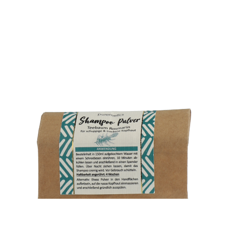 puremetics Shampoo-Pulver Teebaum Rosmarin (50 g)