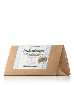 puremetics Trocken-Shampoo Sensibelchen - dunkelblondes bis brünettes Haar Nachfüllpack (100 g)