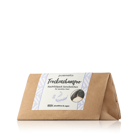 puremetics Trocken-Shampoo Sensibelchen - dunkles Haar Nachfüllpack (100 g)