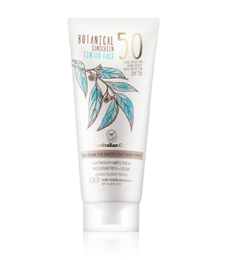 Australian Gold Botanical Sunscreen Tinted Face SPF 50 Fair to Light (89 ml)