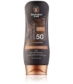 Australian Gold Instant Bronzer Lotion Sunscreen SPF 50 (237 ml)