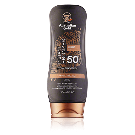 Australian Gold Instant Bronzer Lotion Sunscreen SPF 50 (237 ml)