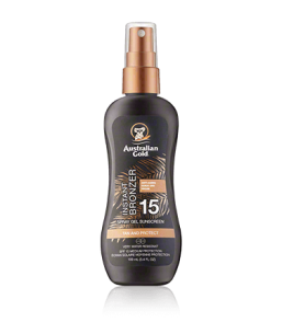 Australian Gold Instant Bronzer Spray Gel Sunscreen SPF 15 (100 ml)