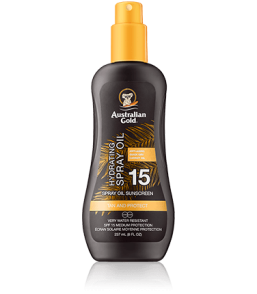 Australian Gold Instant Bronzer Spray Oil Sunscreen SPF 15 (237 ml)