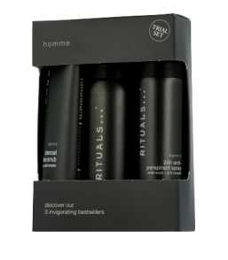 Rituals Homme Set mit Charcoal Face Scrub