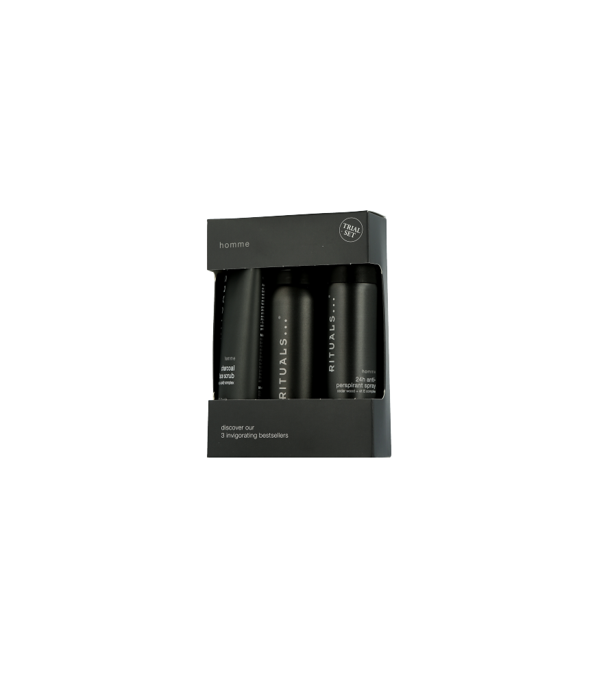 Rituals Homme Set mit Charcoal Face Scrub