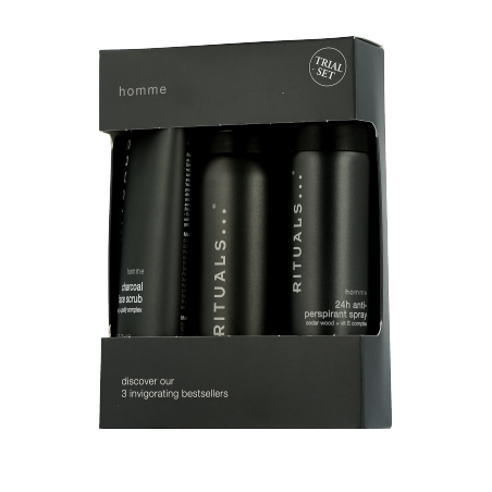 Rituals Homme Set mit Charcoal Face Scrub