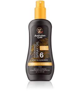 Australian Gold Instant Bronzer Spray Oil Sunscreen SPF 6 (237 ml)