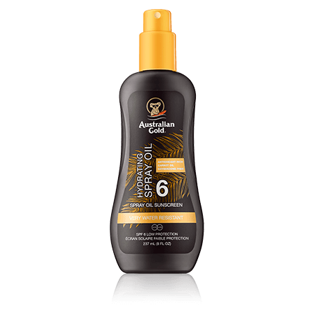 Australian Gold Instant Bronzer Spray Oil Sunscreen SPF 6 (237 ml)