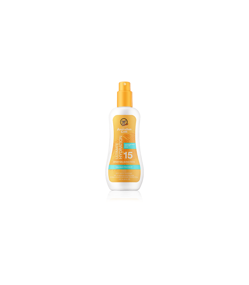 Australian Gold Tan and Protect Spray Gel Sunscreen SPF 15 (237 ml)