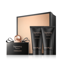 Salvatore Ferragamo Signorina Misteriosa 50 ml EdP Set mit 2x Pflege