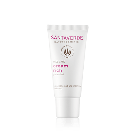 Santaverde Face Care Cream Rich Parfümfrei (30 ml)