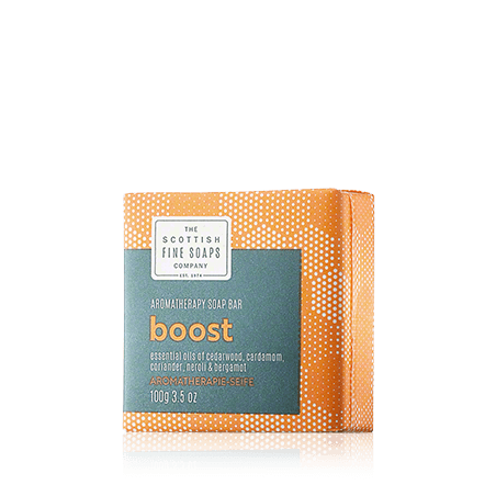 Scottish Fine Soaps Aromatherapy Soap Bar Boost (100 g)