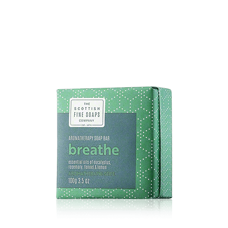 Scottish Fine Soaps Aromatherapy Soap Bar Breathe (100 g)