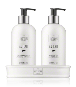 Scottish Fine Soaps Au Lait Cream Hand Wash & Hand Lotion (300 ml + 300 ml)