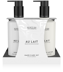 Scottish Fine Soaps Au Lait Hand Care Set (300 ml + 300 ml)