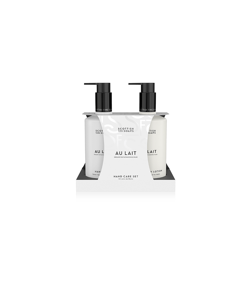Scottish Fine Soaps Au Lait Hand Care Set (300 ml + 300 ml)