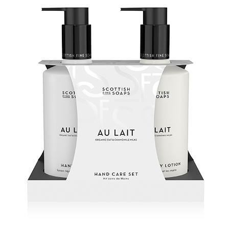 Scottish Fine Soaps Au Lait Hand Care Set (300 ml + 300 ml)