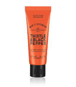 Scottish Fine Soaps Men's Grooming Thistle & Black Pepper Aftershave Balm (75 ml)
