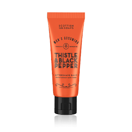 Scottish Fine Soaps Men's Grooming Thistle & Black Pepper Aftershave Balm (75 ml)