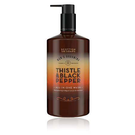 Scottish Fine Soaps Men's Grooming Thistle & Black Pepper All-in-One-Wash (500 ml)