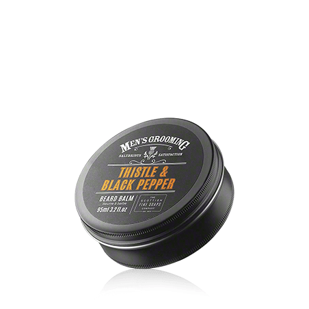 Scottish Fine Soaps Men's Grooming Thistle & Black Pepper Beard Balm Classic (95 ml)