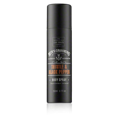 Scottish Fine Soaps Men's Grooming Thistle & Black Pepper Body Spray (150 ml)
