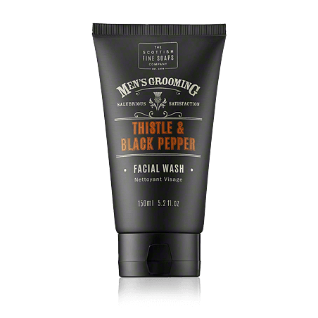 Scottish Fine Soaps Men's Grooming Thistle & Black Pepper Facial Wash (150 ml)