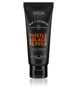 Scottish Fine Soaps Men's Grooming Thistle & Black Pepper Hand Cream (100 ml)