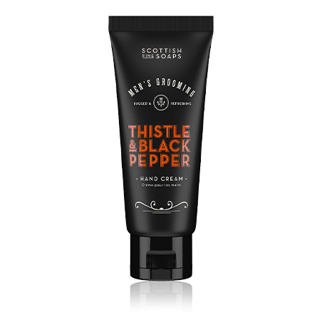 Scottish Fine Soaps Men's Grooming Thistle & Black Pepper Hand Cream (100 ml)