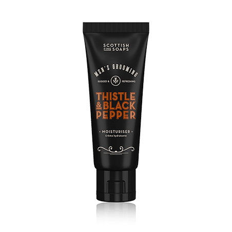 Scottish Fine Soaps Men's Grooming Thistle & Black Pepper Moisturiser (75 ml)
