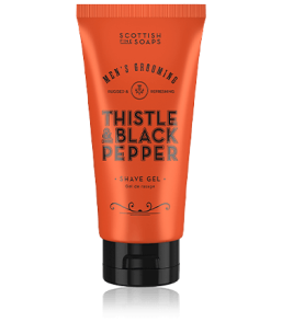 Scottish Fine Soaps Men's Grooming Thistle & Black Pepper Shave Gel (150 ml)