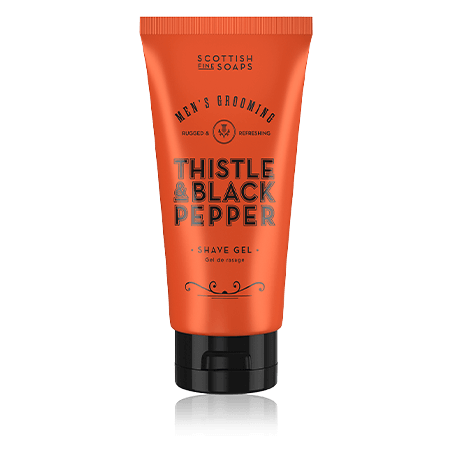 Scottish Fine Soaps Men's Grooming Thistle & Black Pepper Shave Gel (150 ml)